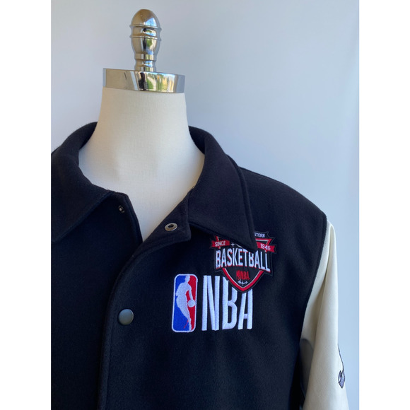 NBA Varsity Wool Jacket 100% AUTHENTIC size XL - Picture 3 of 16